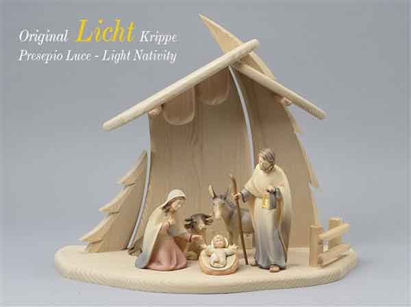 Presepio Luce capanna
