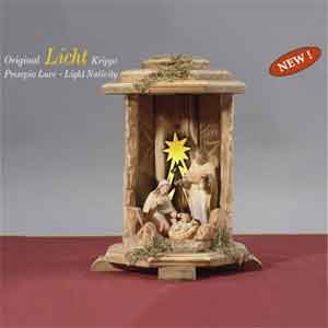 Presepe Luce in una lanterna